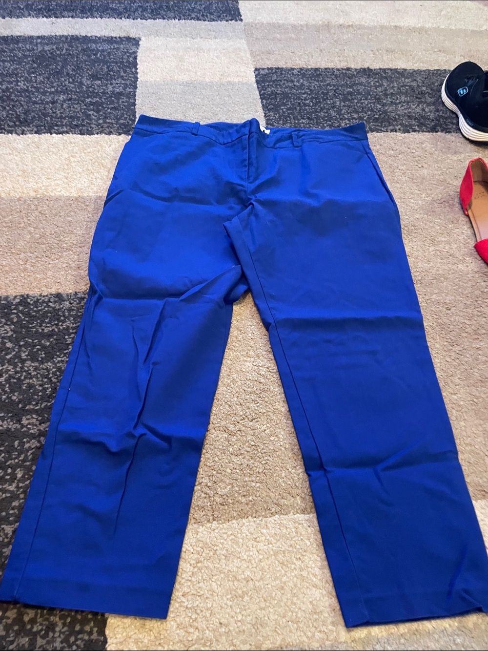 Liz Claiborne Cropped Ankle Pants in Royal Blue